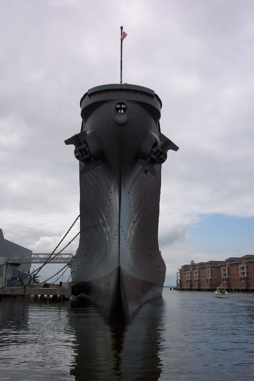 The Battleship Wisconsin at Nauticus National Maritime Center (Image credit: Captain Albert E. Theberge) The Battleship Wisconsin at Nauticus National Maritime Center