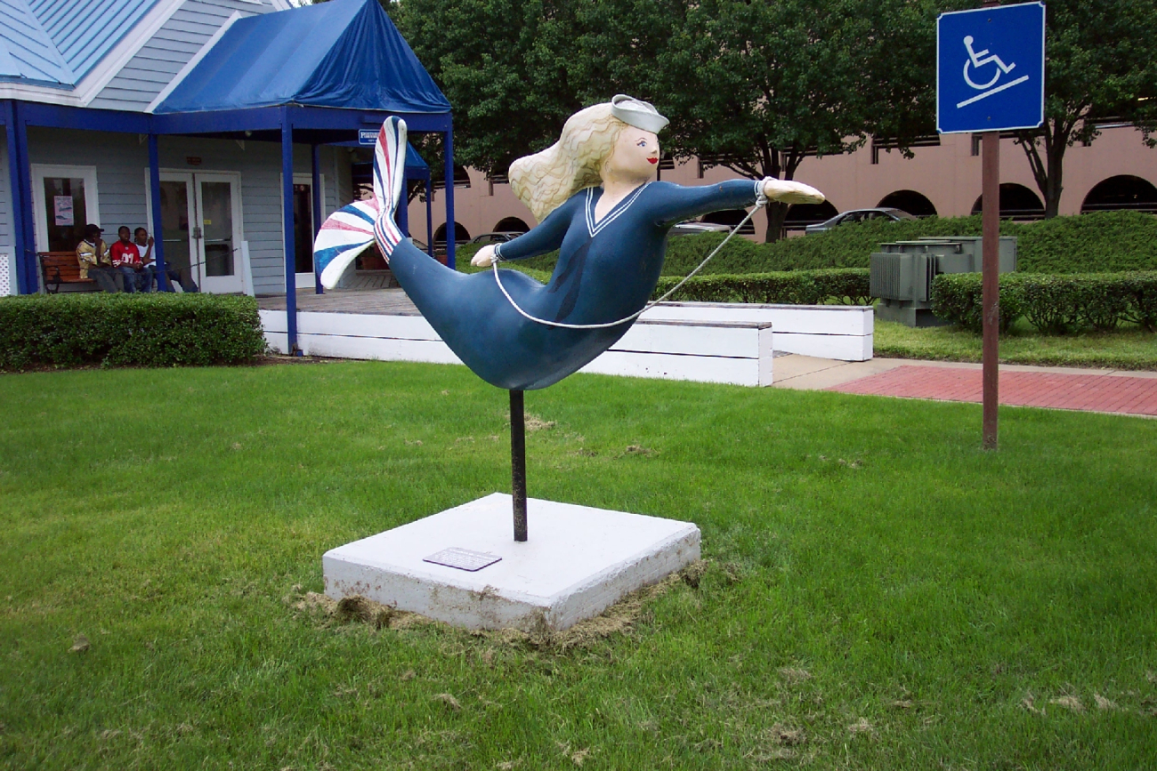 A Portsmouth sailor mermaid (Image credit: Captain Albert E. Theberge) A Portsmouth sailor mermaid