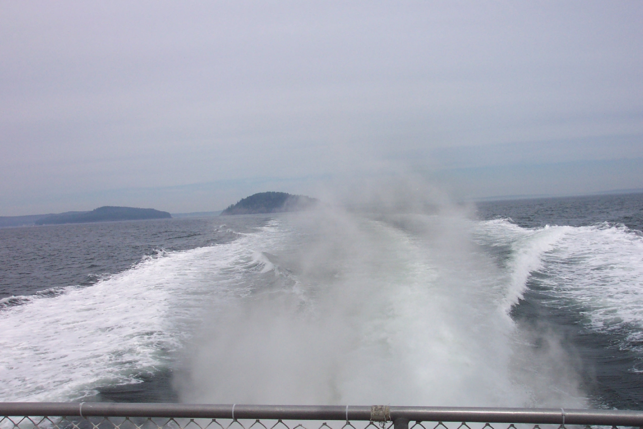 Leaving Bar Harbor behind on a whale-watching cruise to the Gulf of Maine (Image credit: Captain Albert E. Theberge) Leaving Bar Harbor behind on a whale-watching cruise to the Gulf of Maine