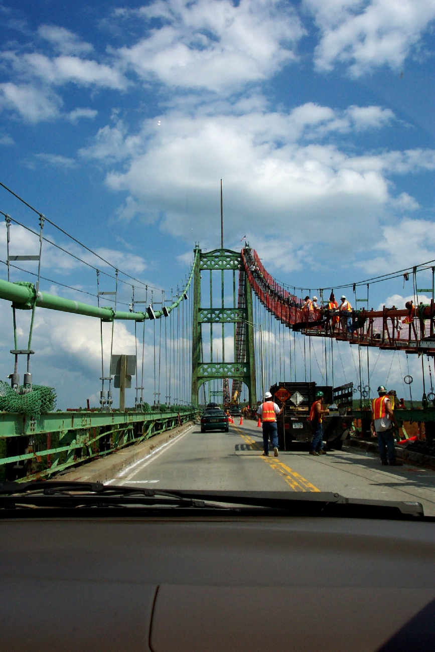 The Waldo-Hancock Bridge at Bucksport crossing over upper Penobscot Bay (Image credit: Captain Albert E. Theberge) The Waldo-Hancock Bridge at Bucksport crossing over upper Penobscot Bay