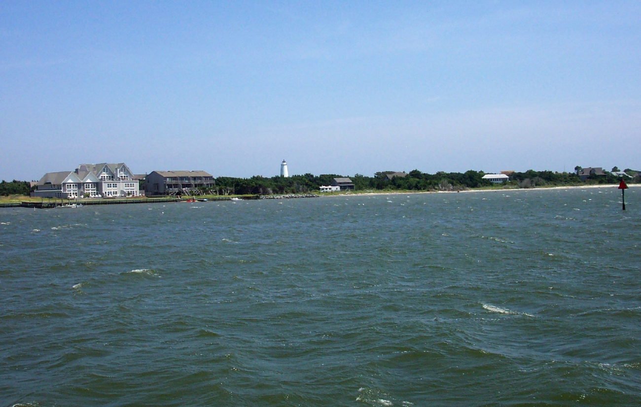 The Ocracoke Lighthouse as seen while approaching Ocracoke on theCedar Island to Ocracoke ferry boat (Image credit: Captain Albert E. Theberge) The Ocracoke Lighthouse as seen while approaching Ocracoke on theCedar Island to Ocracoke ferry boat