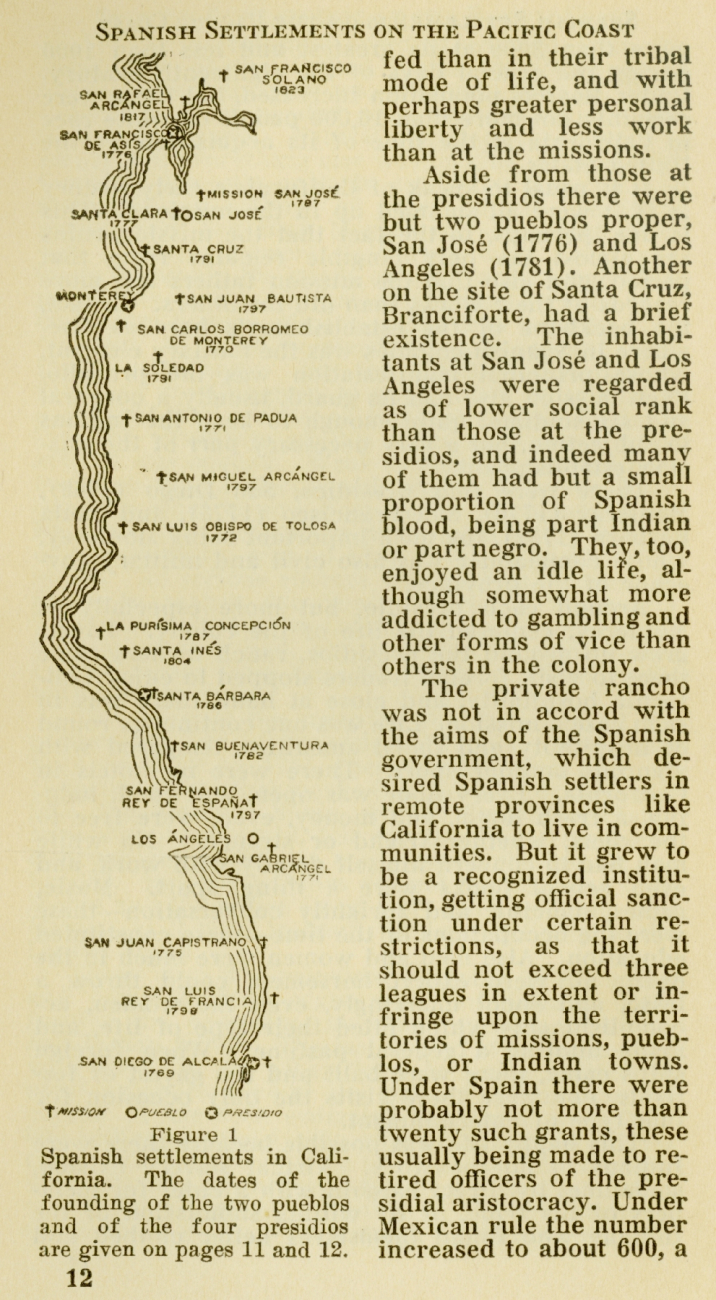 Spanish mission settlements in California line2972.jpg Spanish mission settlements in California
