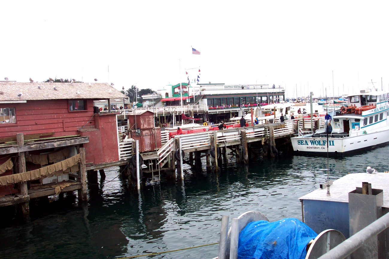 Fisherman's Wharf at Monterey (Image credit: Captain Albert E. Theberge) Fisherman's Wharf at Monterey