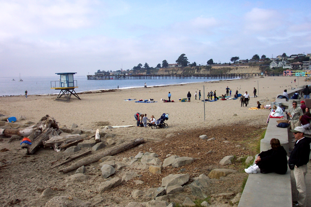 The beach at Capitola-by-the-Sea (Image credit: Captain Albert E. Theberge) The beach at Capitola-by-the-Sea