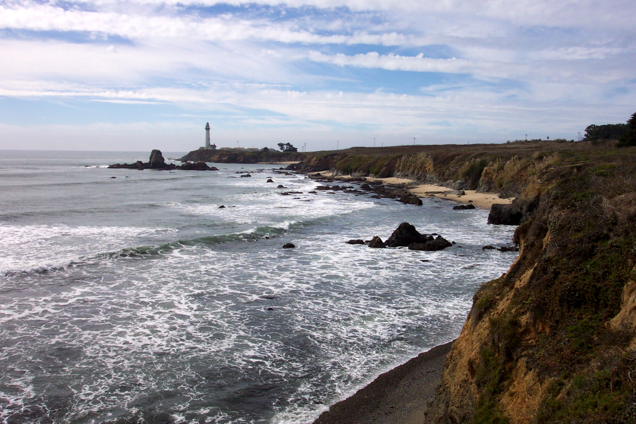 Pigeon Point as seen from the southeast (Image credit: Captain Albert E. Theberge) Pigeon Point as seen from the southeast
