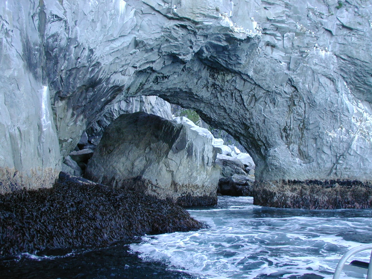 Kuiutka Bay arches on Alaska Peninsula out past Semidi Islands (Image credit: Lieutenant (j.g.) Steve Snow) Kuiutka Bay arches on Alaska Peninsula out past Semidi Islands