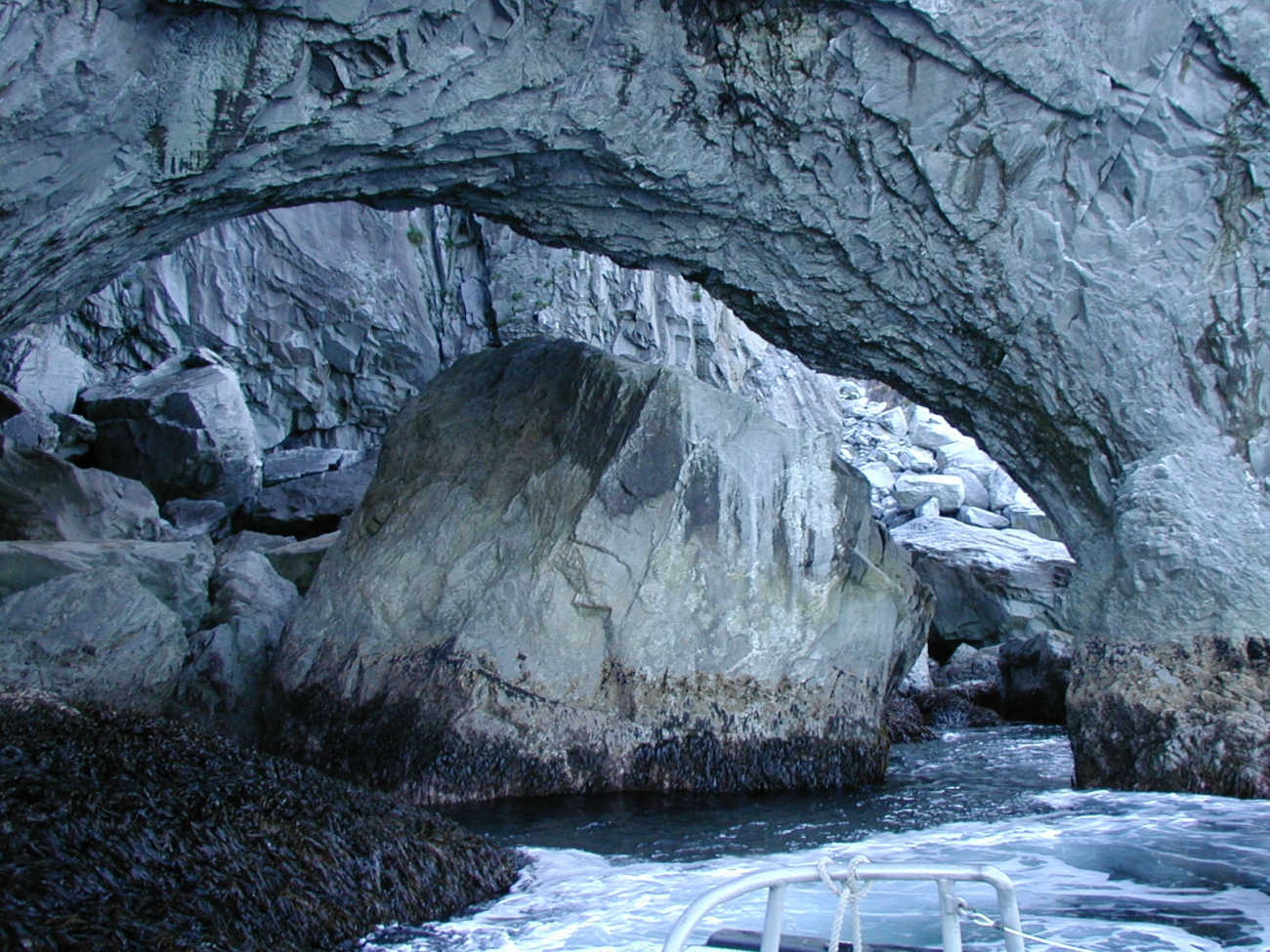 Kuiutka Bay arches on Alaska Peninsula out past Semidi Islands (Image credit: Lieutenant (j.g.) Steve Snow) Kuiutka Bay arches on Alaska Peninsula out past Semidi Islands