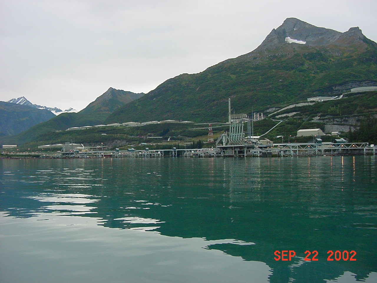 Oil terminal at Valdez (Image credit: Lieutenant (j.g.) Steve Snow) Oil terminal at Valdez