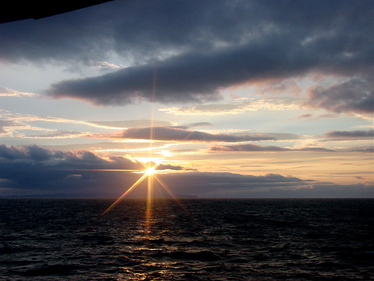 Gulf of Alaska sunset (Image credit: Lieutenant (j.g.) Steve Snow) Gulf of Alaska sunset