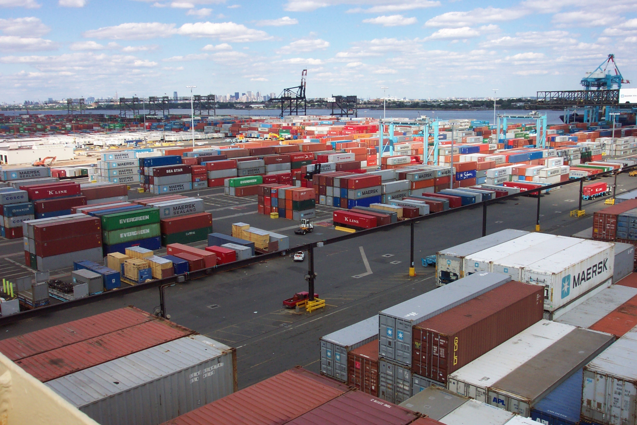 Acres of containers - the largest container port on the East Coast, PortElizabeth, New Jersey (Image credit: Captain Albert E. Theberge) Acres of containers - the largest container port on the East Coast, PortElizabeth, New Jersey