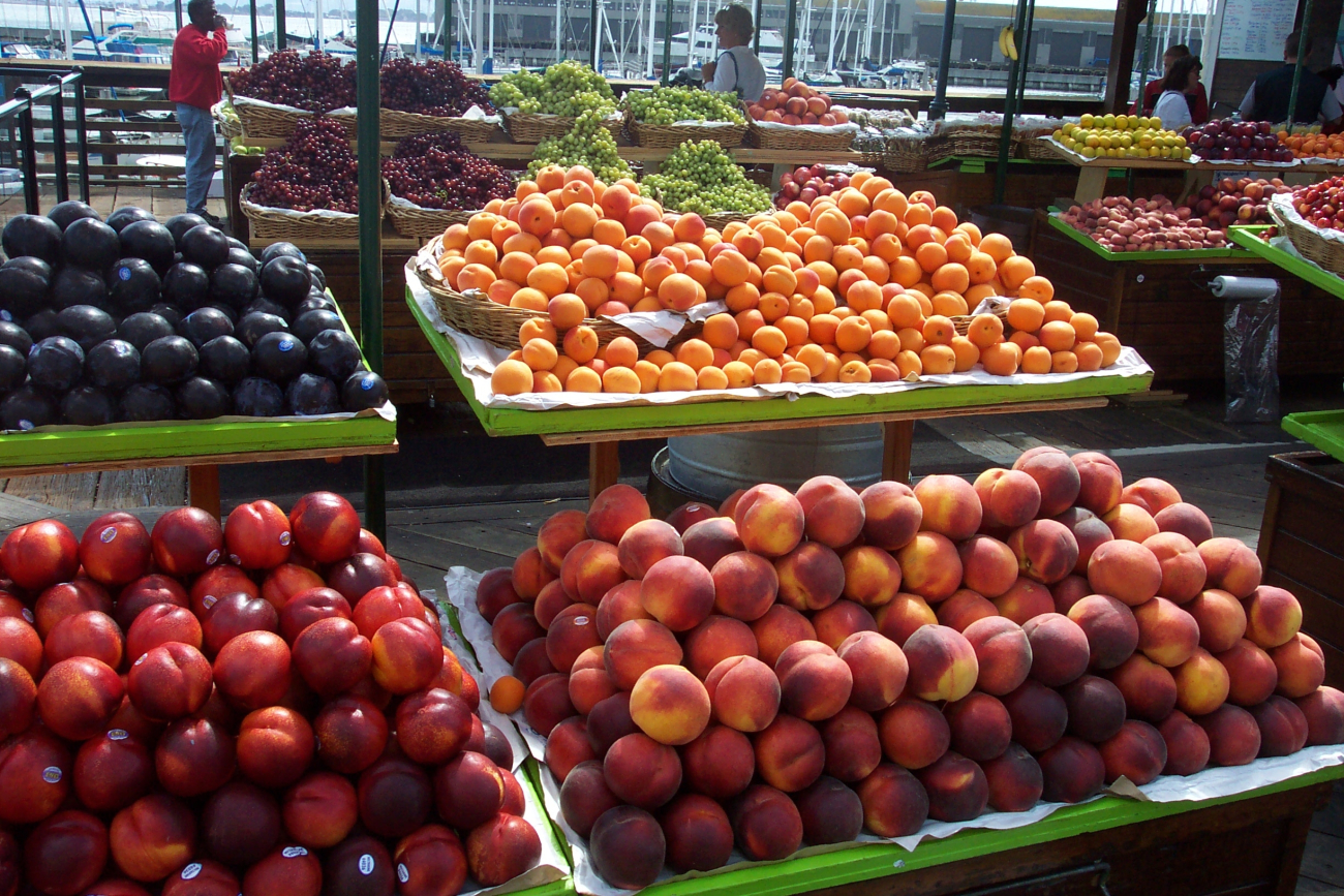 A close-up of some of the glorious fruits at an open-air produce market at Pier39 near Fisherman's Wharf (Image credit: Captain Albert E. Theberge) A close-up of some of the glorious fruits at an open-air produce market at Pier39 near Fisherman's Wharf