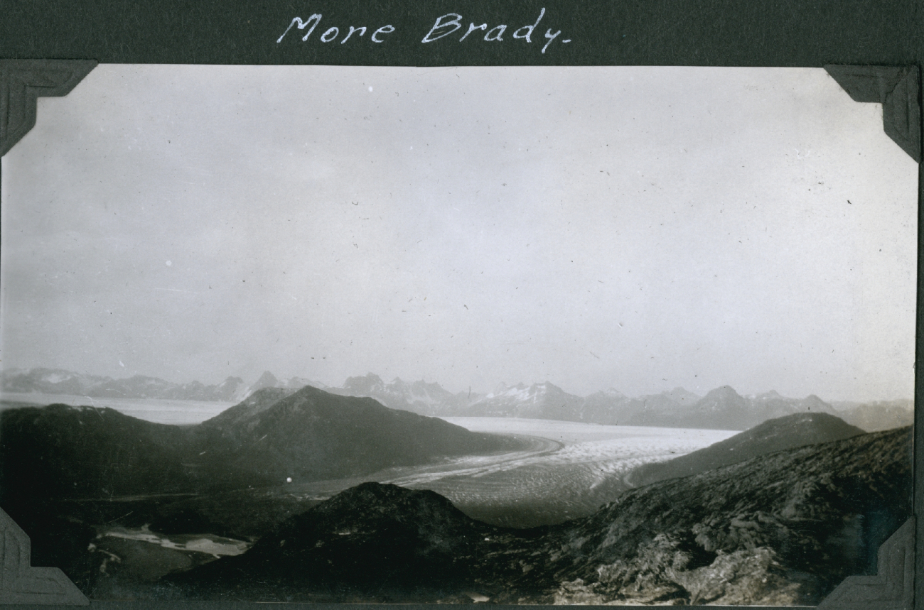 Brady Glacier in the Skagway area (Image credit: Family of Commander Leonard C. Johnson, USC&GS;) Brady Glacier in the Skagway area