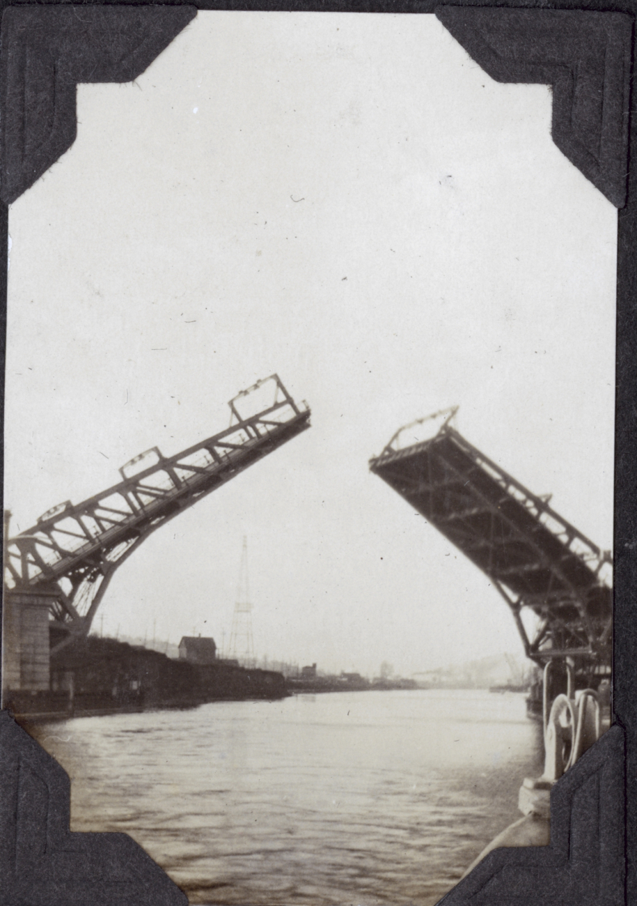 A draw bridge in the Lake Union ship canal (Image credit: Family of Commander Leonard C. Johnson, USC&GS;) A draw bridge in the Lake Union ship canal
