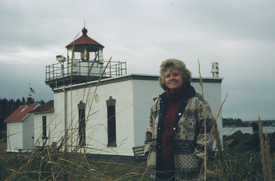 Elinor Dewire at Point No Point Lighthouse (Image credit: Elinor DeWire) Elinor Dewire at Point No Point Lighthouse