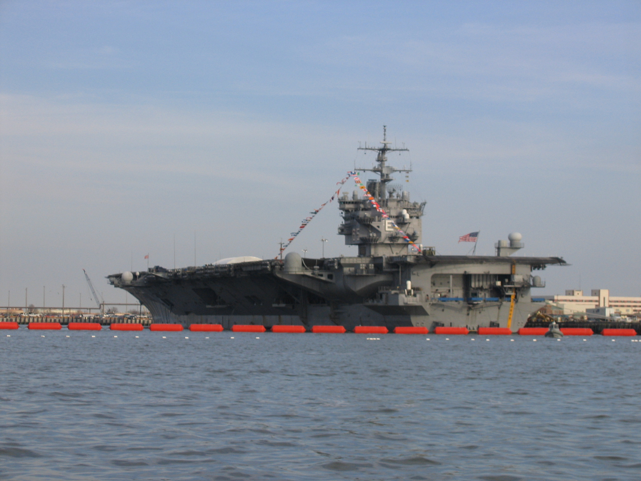 The Big E, the USS ENTERPRISE, tied up at Norfolk while in port line3711.jpg The Big E, the USS ENTERPRISE, tied up at Norfolk while in port