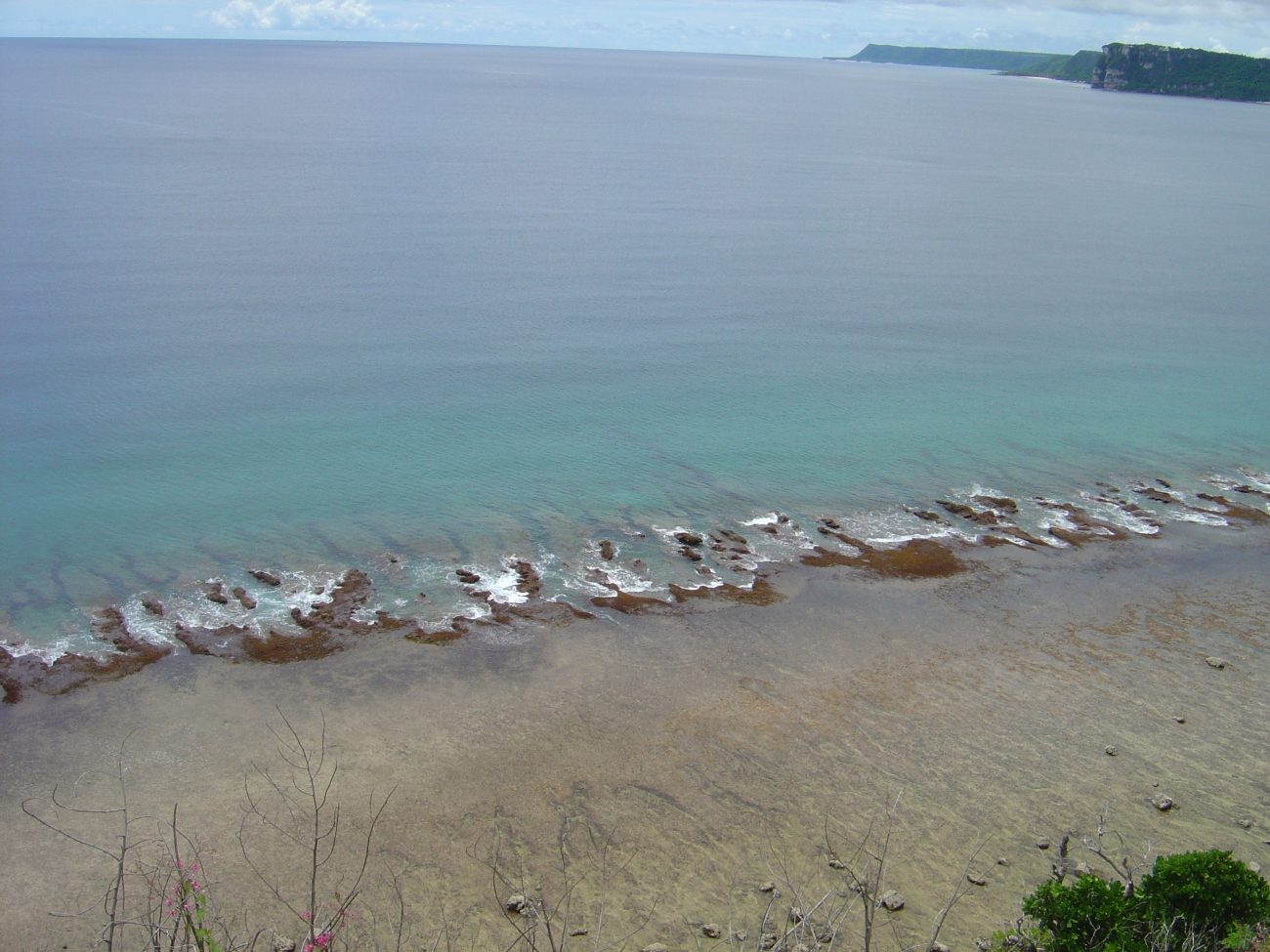 Low tide on the Guam reef (Image credit: David Burdick) Low tide on the Guam reef