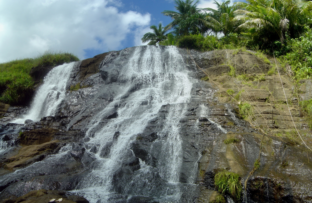 Inajaran Falls in the interior of Guam (Image credit: David Burdick) Inajaran Falls in the interior of Guam