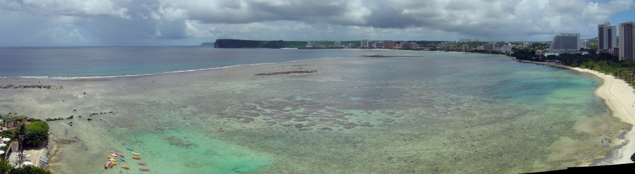 Tumon Bay mosaic, Guam coastline (Image credit: David Burdick) Tumon Bay mosaic, Guam coastline
