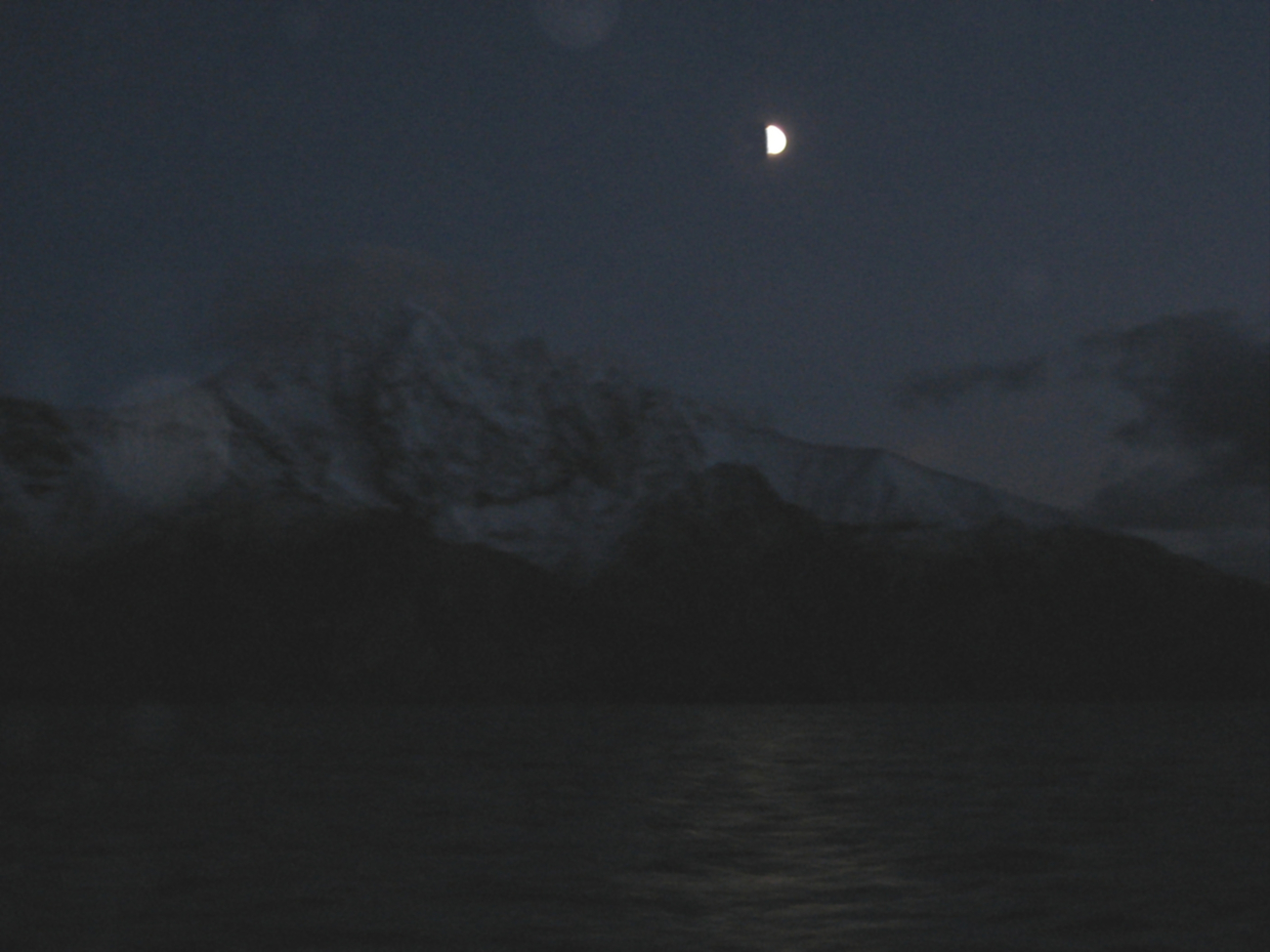 Night-time cruising in the Aleutian Islands (Image credit: Second Mate Michael Theberge) Night-time cruising in the Aleutian Islands