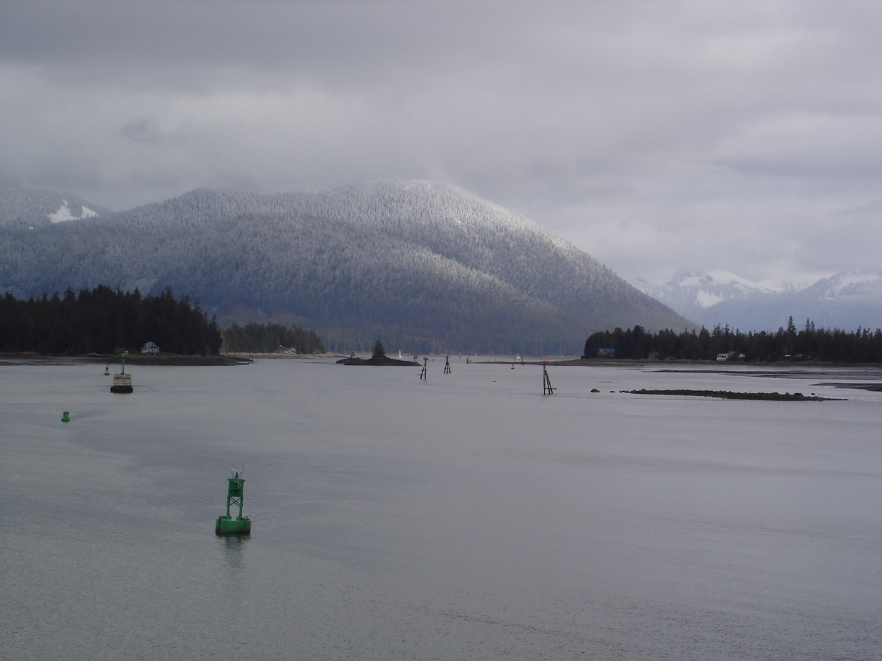A scene along the Inside Passage seen from the NOAA Ship RAINIER (Image credit: Personnel of NOAA Ship RAINIER) A scene along the Inside Passage seen from the NOAA Ship RAINIER