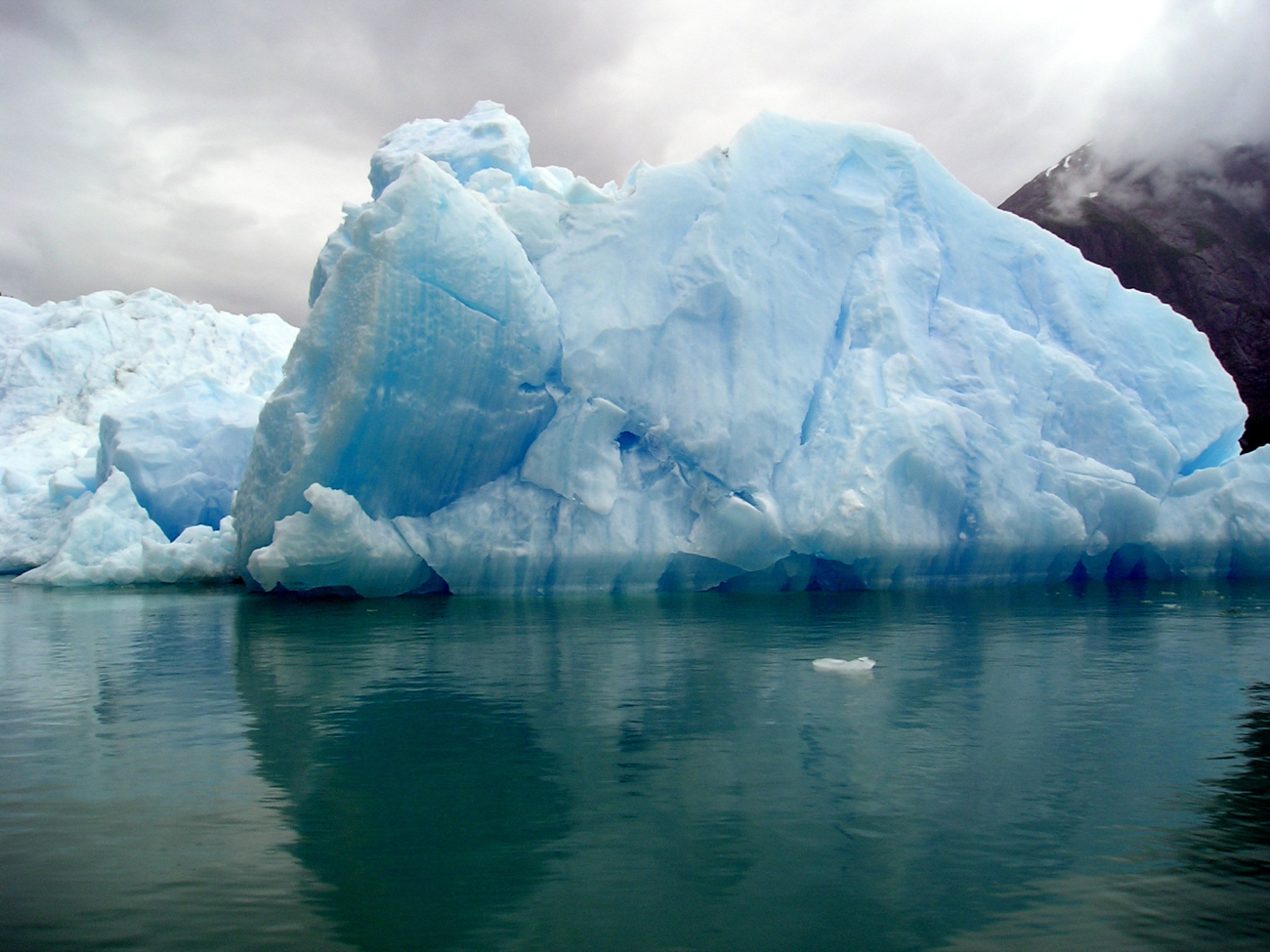 An iceberg in Tracy Arm (Image credit: Dr. Terry McTigue) An iceberg in Tracy Arm