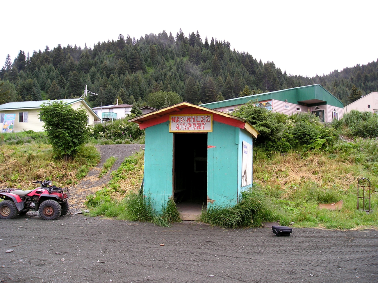 The passenger terminal at the Nanwalek Airport (Image credit: Dr. Terry McTigue) The passenger terminal at the Nanwalek Airport