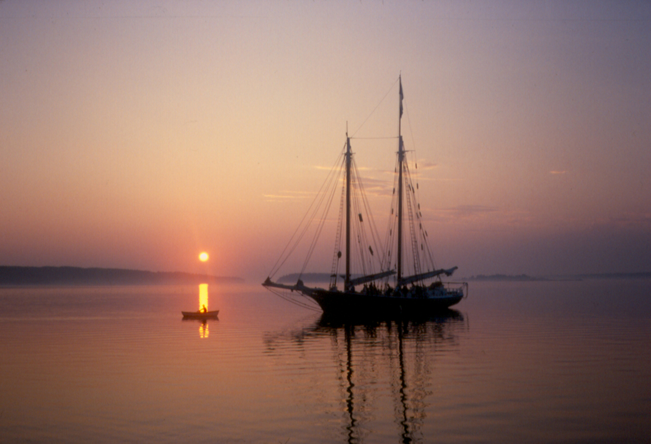 A Maine schooner at sunrise (Image credit: Doug Helton) A Maine schooner at sunrise