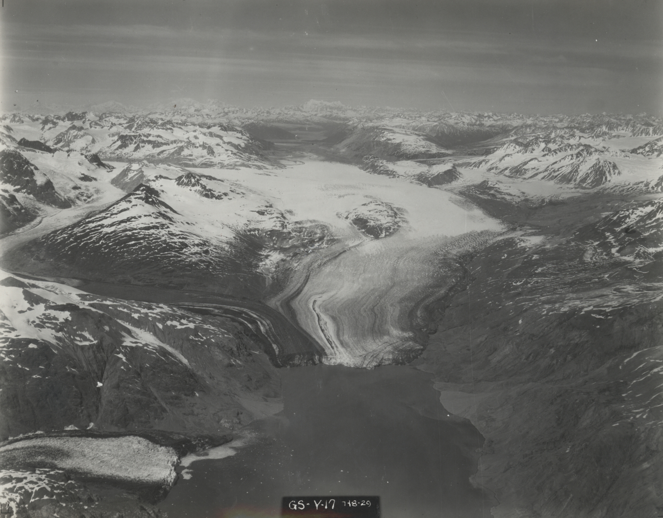 Oblique aerial photograph of Tarr Inlet