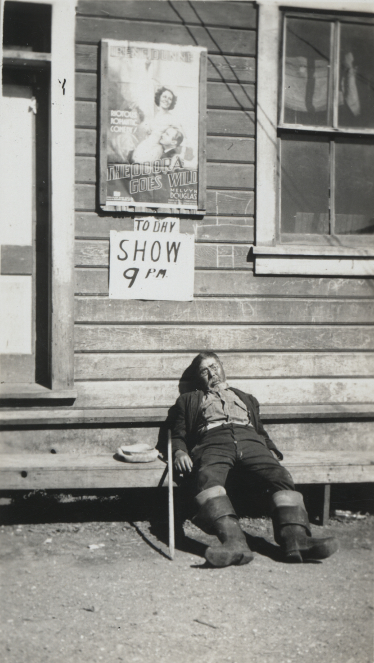 All tuckered out waiting for the show to begin in Hoonah (Image credit: Collection of Vice Admiral H. Arnold Karo) All tuckered out waiting for the show to begin in Hoonah