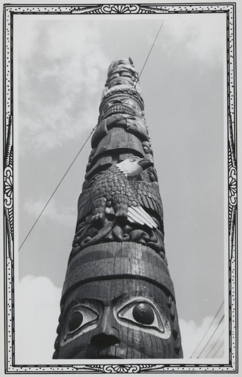 A beautiful totem pole at Ketchikan (Image credit: Collection of Vice Admiral H. Arnold Karo) A beautiful totem pole at Ketchikan