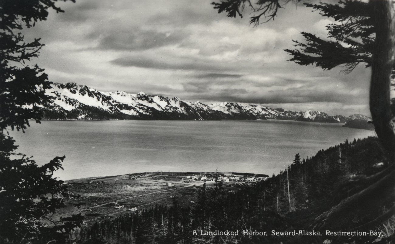 A view of Seward and Resurrection Bay (Image credit: Collection of Vice Admiral H. Arnold Karo) A view of Seward and Resurrection Bay