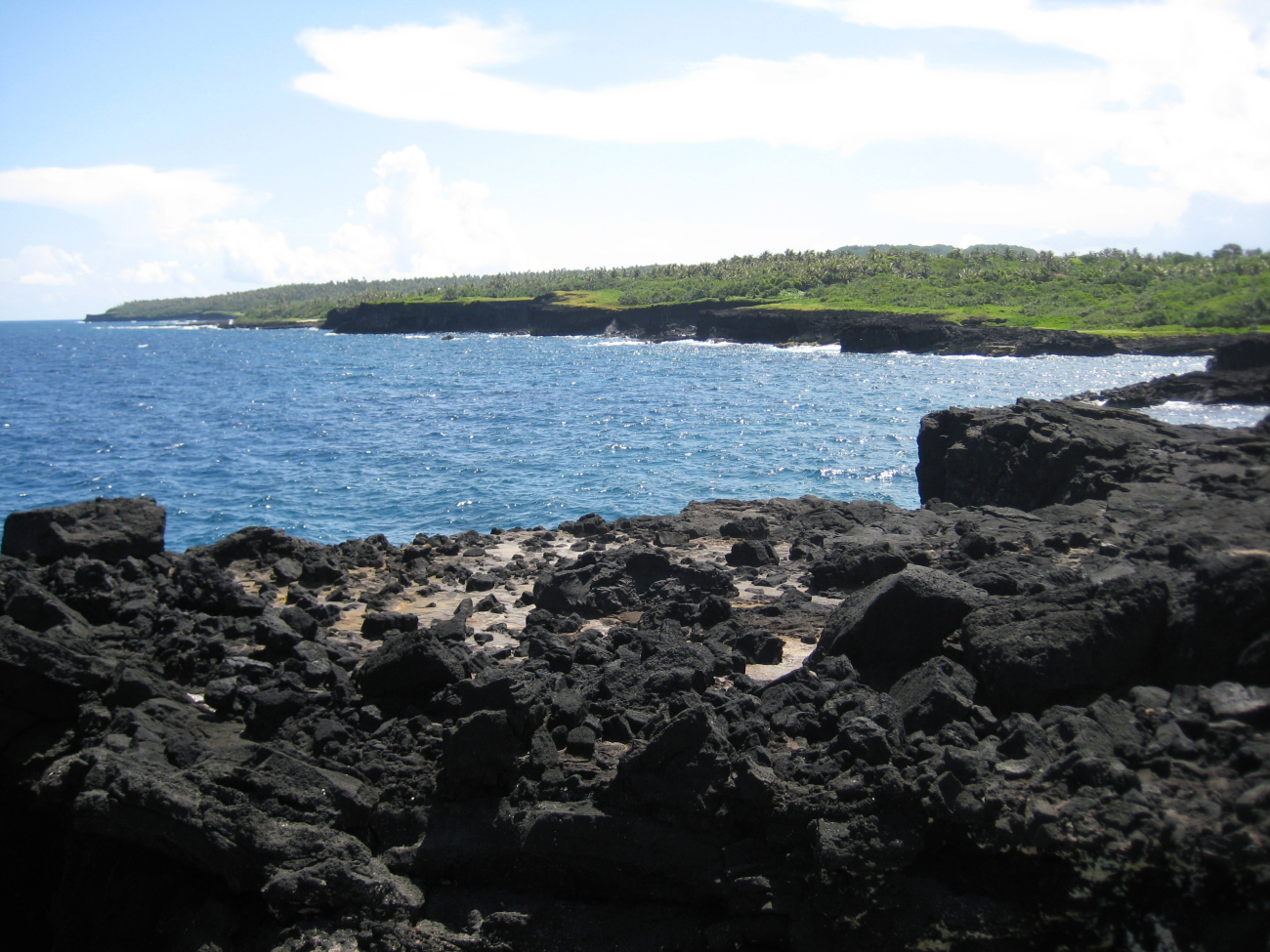Volcanic rock formations along the coast at Moano o sinaAmerican Samoa (Image credit: Dr. Matt Kendall) Volcanic rock formations along the coast at Moano o sinaAmerican Samoa