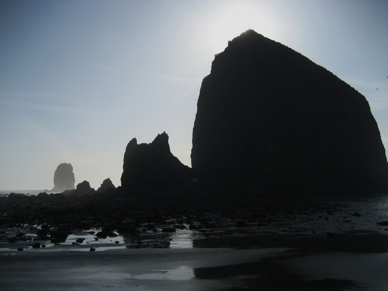 Haystack Rock at Cannon Beach at low tide (Image credit: Michael Theberge) Haystack Rock at Cannon Beach at low tide