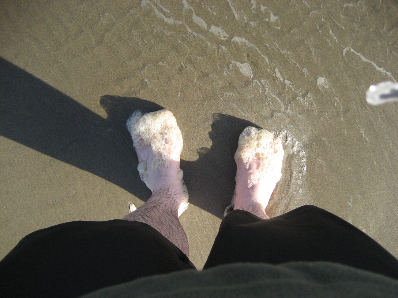 Foamy feet on the Oregon coast (Image credit: Michael Theberge) Foamy feet on the Oregon coast