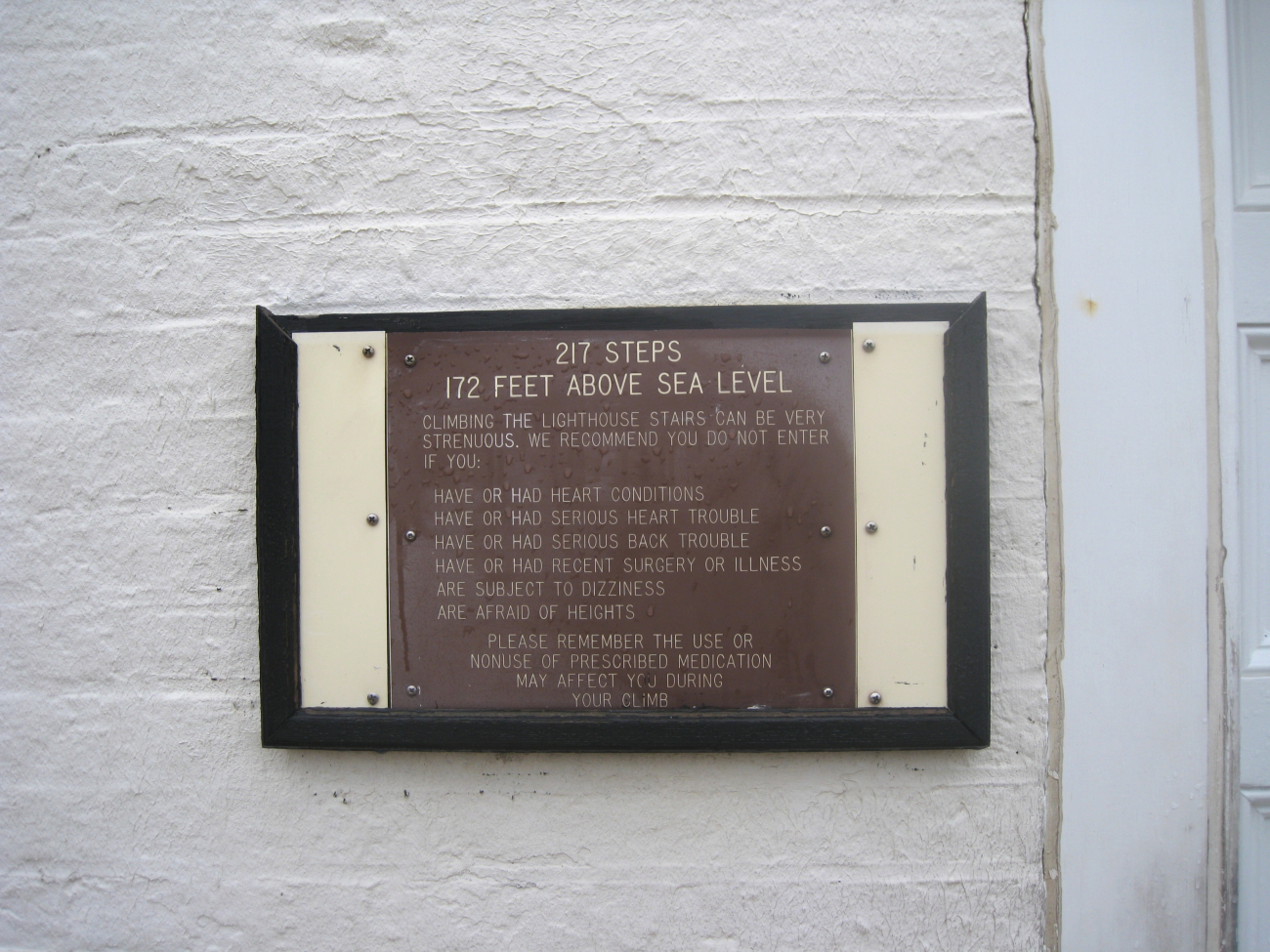 217 steps to go 172 feet to the top of Barnegat Lighthouse (Image credit: Captain Albert Theberge) 217 steps to go 172 feet to the top of Barnegat Lighthouse