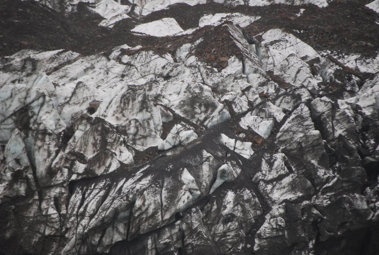 A close-up view of the front of the Grand Pacific Glacier (Image credit: Ensign Patricia Raymond) A close-up view of the front of the Grand Pacific Glacier