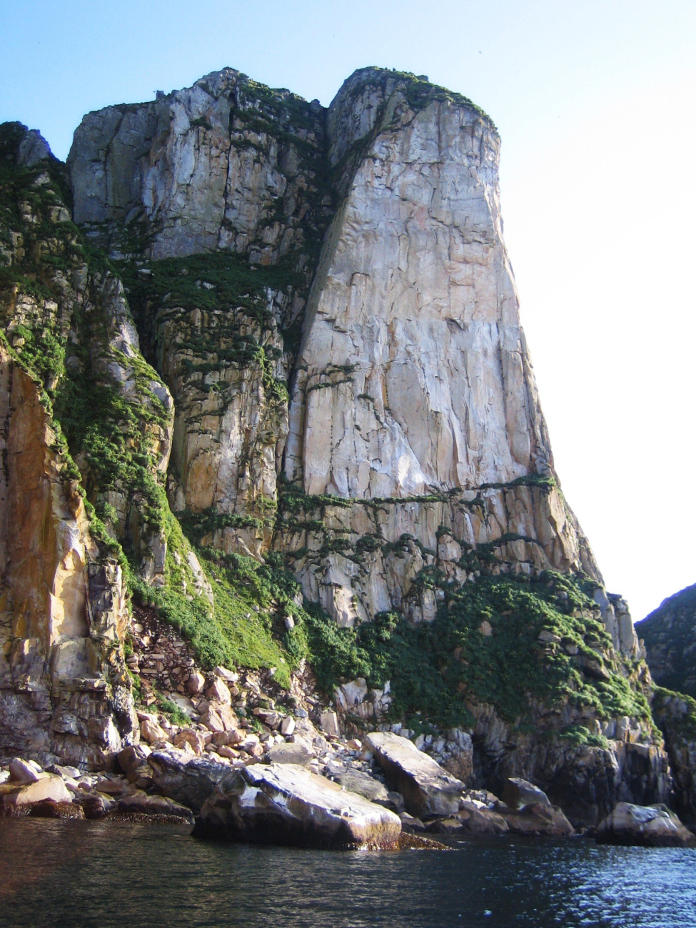 The south face of Castle Rock in the Shumagin Islands (Image credit: Ensign Patricia Raymond) The south face of Castle Rock in the Shumagin Islands