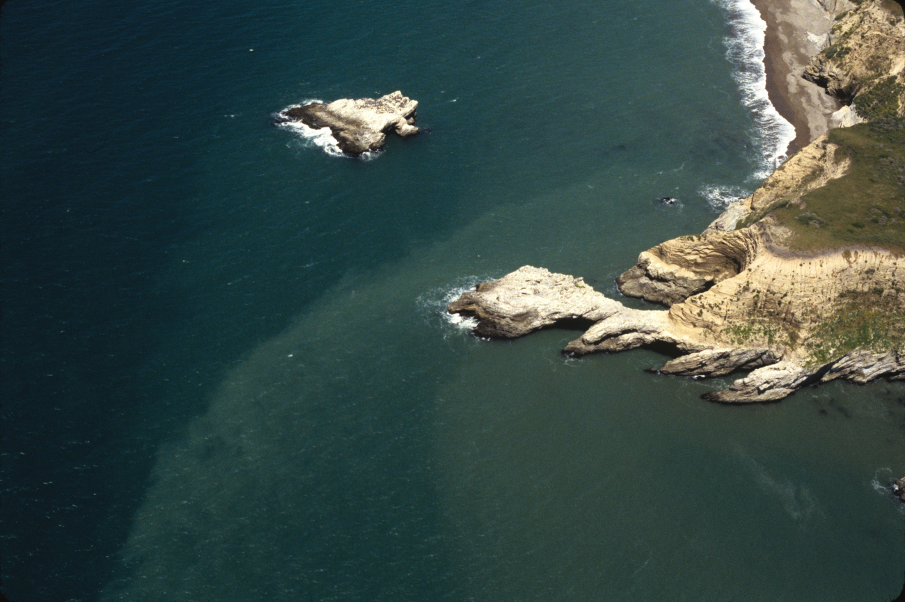 The bizarrely wave-sculpted headland at Point Resistance (or maybe not-so-resistant (Image credit: Common Murre Restoration Project, USFWS) The bizarrely wave-sculpted headland at Point Resistance (or maybe not-so-resistant