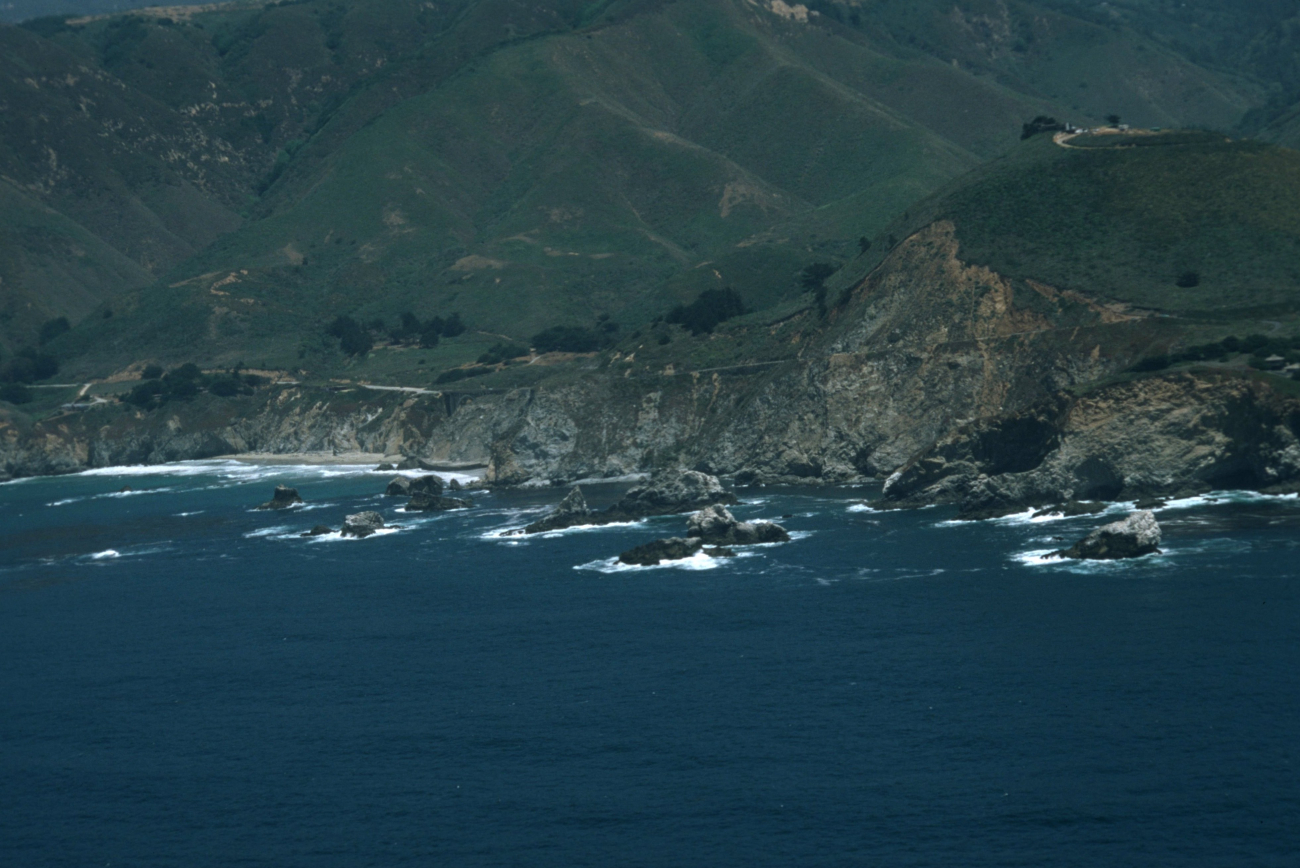 Hurricane Point, south of Bixby Canyon Bridge (Image credit: Common Murre Restoration Project, USFWS) Hurricane Point, south of Bixby Canyon Bridge