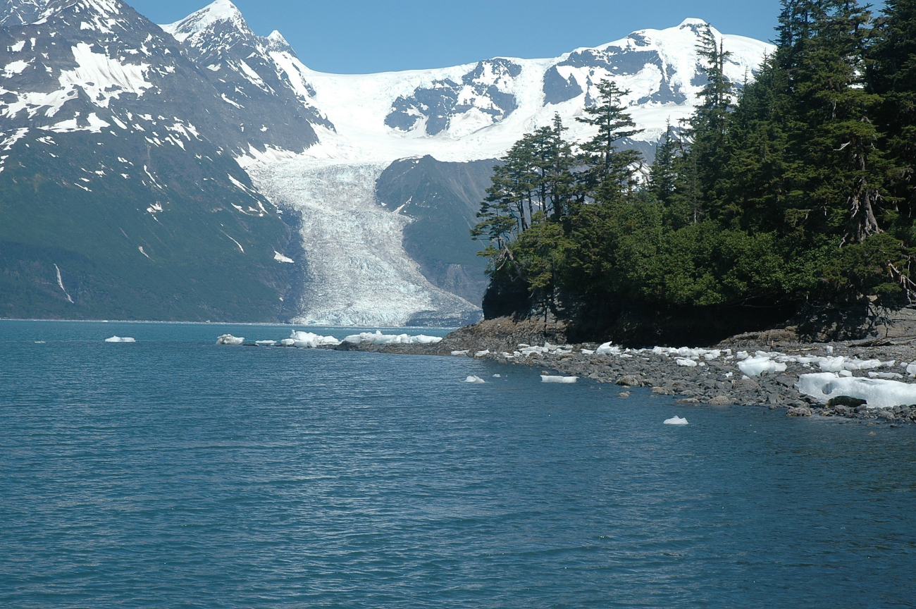 A view of a glacier in Barry Arm, connecting Harriman Fjord with College Fjord (Image credit: Mandy Lindeberg) A view of a glacier in Barry Arm, connecting Harriman Fjord with College Fjord