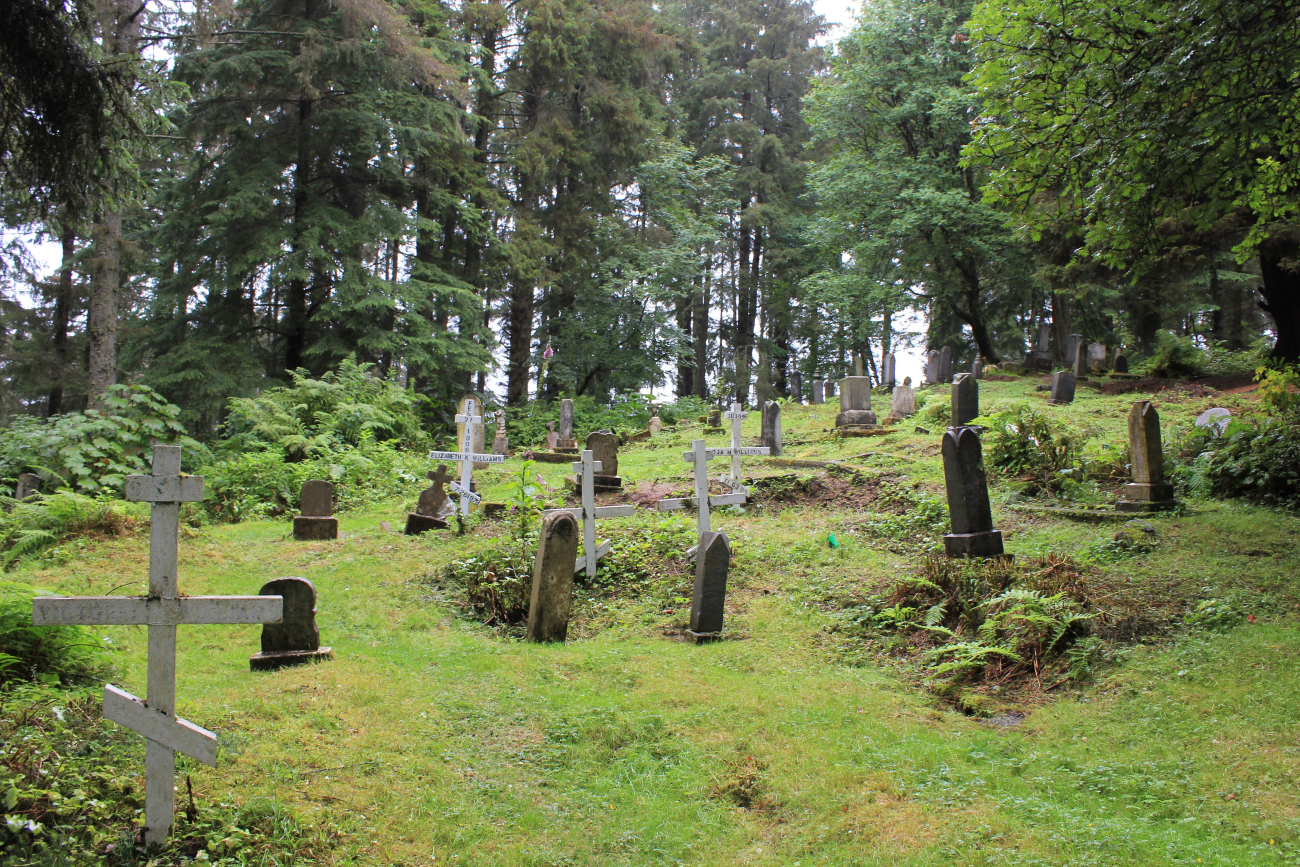 The old Russian cemetery at Sitka (Image credit: Dr. John Cloud) The old Russian cemetery at Sitka