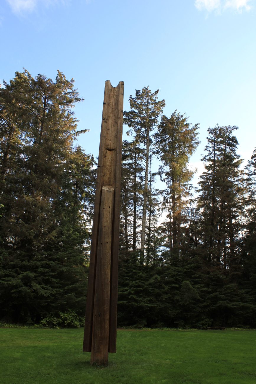 Looking at back side of Totem Pole (Image credit: Dr. John Cloud) Looking at back side of Totem Pole
