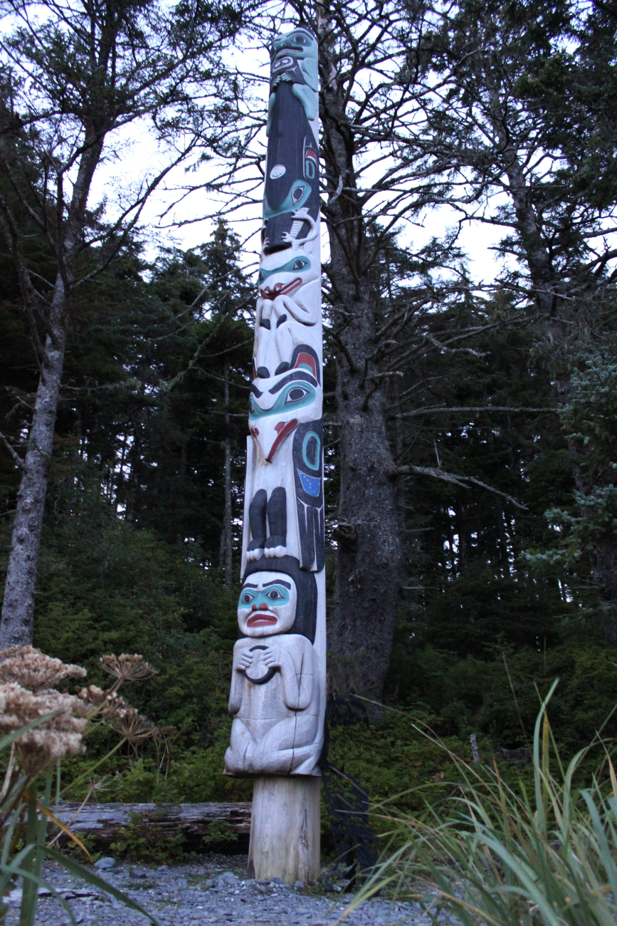 Tlingit totem pole made specifically as a memorial to Michio Hoshino, a famousnature photographer who was killed by a bear on Kamchatka (Image credit: Dr. John Cloud) Tlingit totem pole made specifically as a memorial to Michio Hoshino, a famousnature photographer who was killed by a bear on Kamchatka