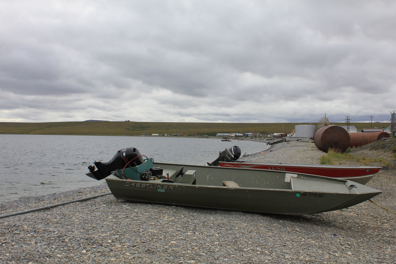 Aluminum boats with outboards have replaced the native kayaks (Image credit: Dr. John Cloud) Aluminum boats with outboards have replaced the native kayaks