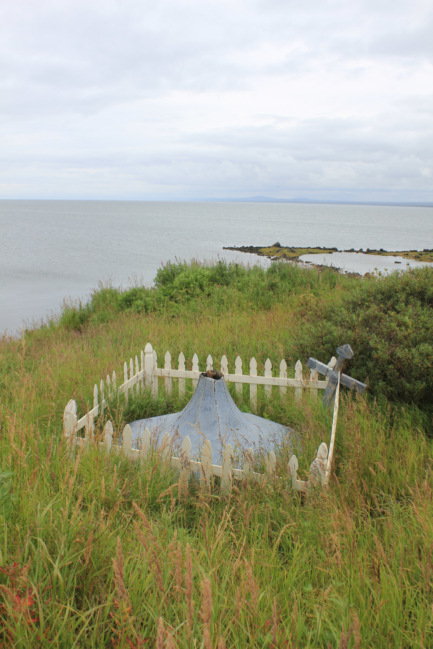 All that remains of the Russian Orthodox Church at St (Image credit: Dr. John Cloud) All that remains of the Russian Orthodox Church at St