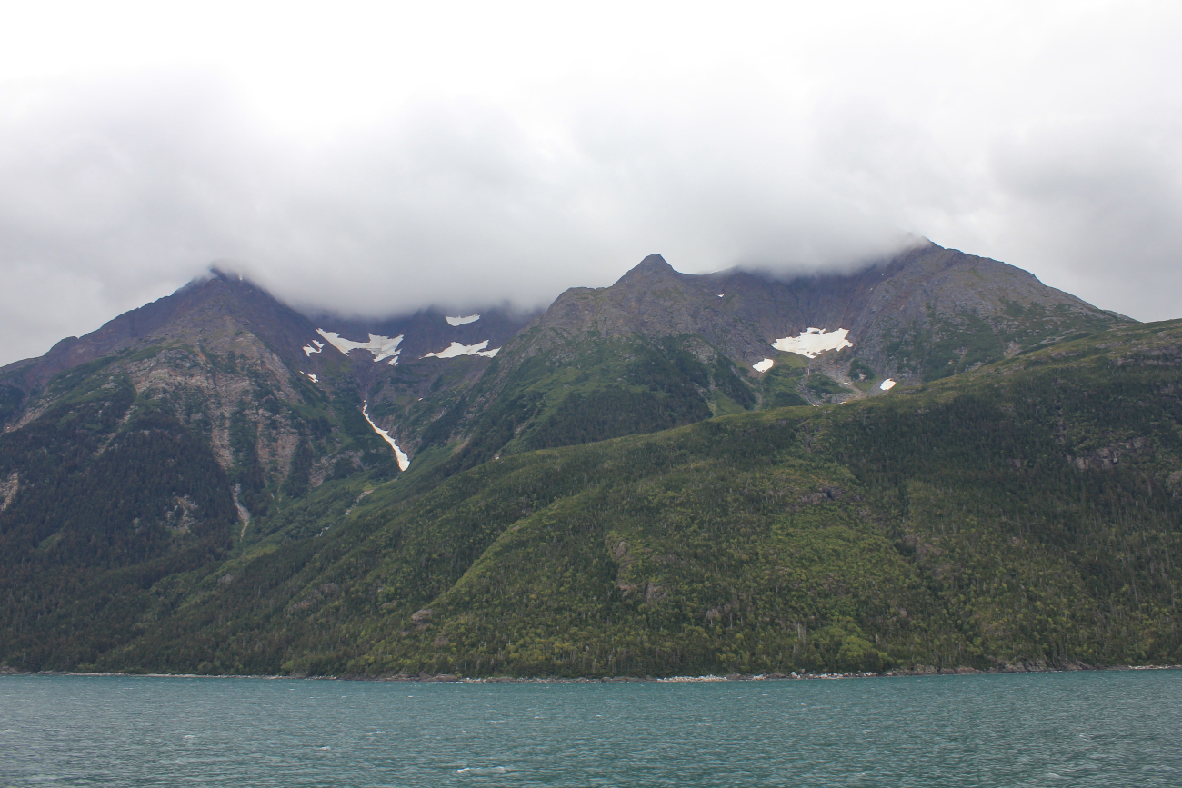 A scene on Lynn Canal with cloud-shrouded mountain peaks (Image credit: Dr. John Cloud) A scene on Lynn Canal with cloud-shrouded mountain peaks