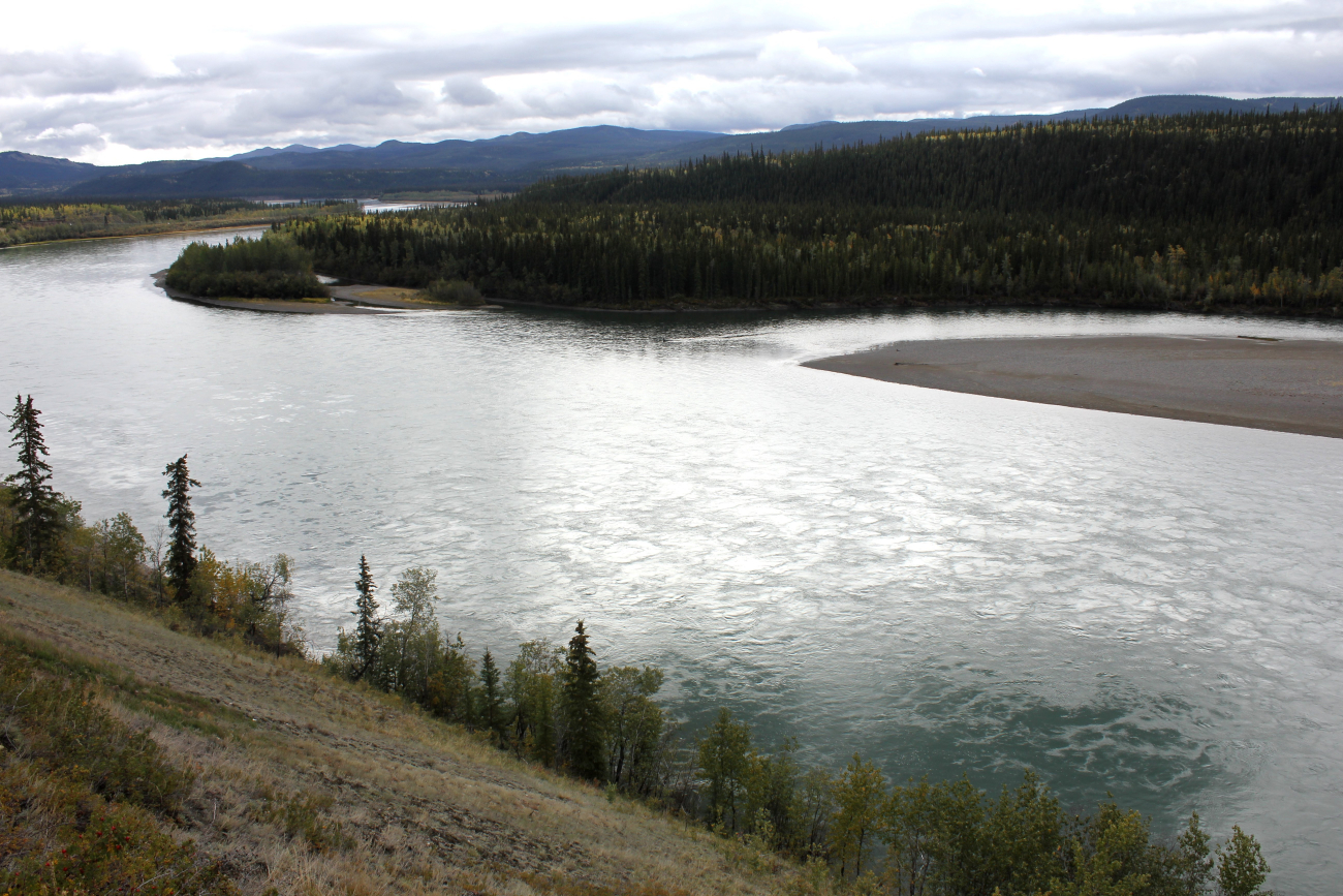 A scene along the Peel River on the Dempster Highway (Image credit: Dr. John Cloud) A scene along the Peel River on the Dempster Highway