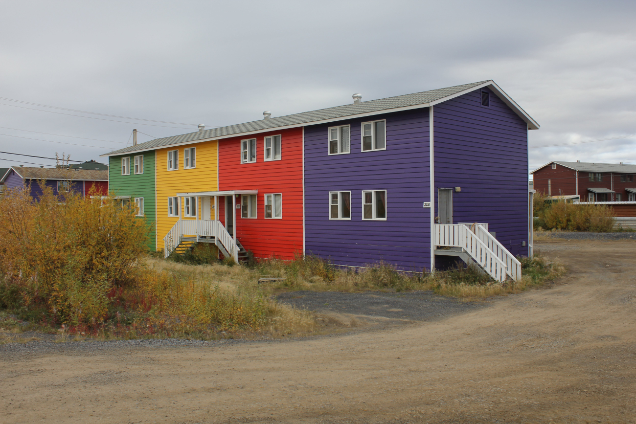 Downtown inner city Inuvik near the delta of the MacKenzie River (Image credit: Dr. John Cloud) Downtown inner city Inuvik near the delta of the MacKenzie River