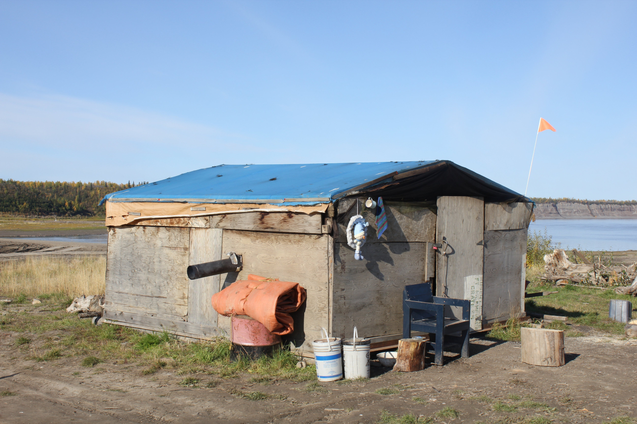 A fish smokehouse in Tsiigehtchic at the junction of the Arctic Red Riverand the Mackenzie River (Image credit: Dr. John Cloud) A fish smokehouse in Tsiigehtchic at the junction of the Arctic Red Riverand the Mackenzie River