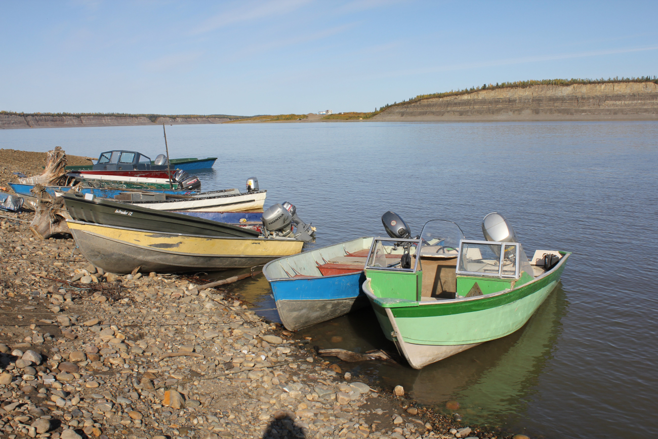 Artisanal native fishing boats on the MacKenzie River at Tsiigehtchic (Image credit: Dr. John Cloud) Artisanal native fishing boats on the MacKenzie River at Tsiigehtchic